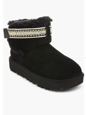 UGG Classic Ultra Mini Alpsey Boot - Black / size 6, NWOT